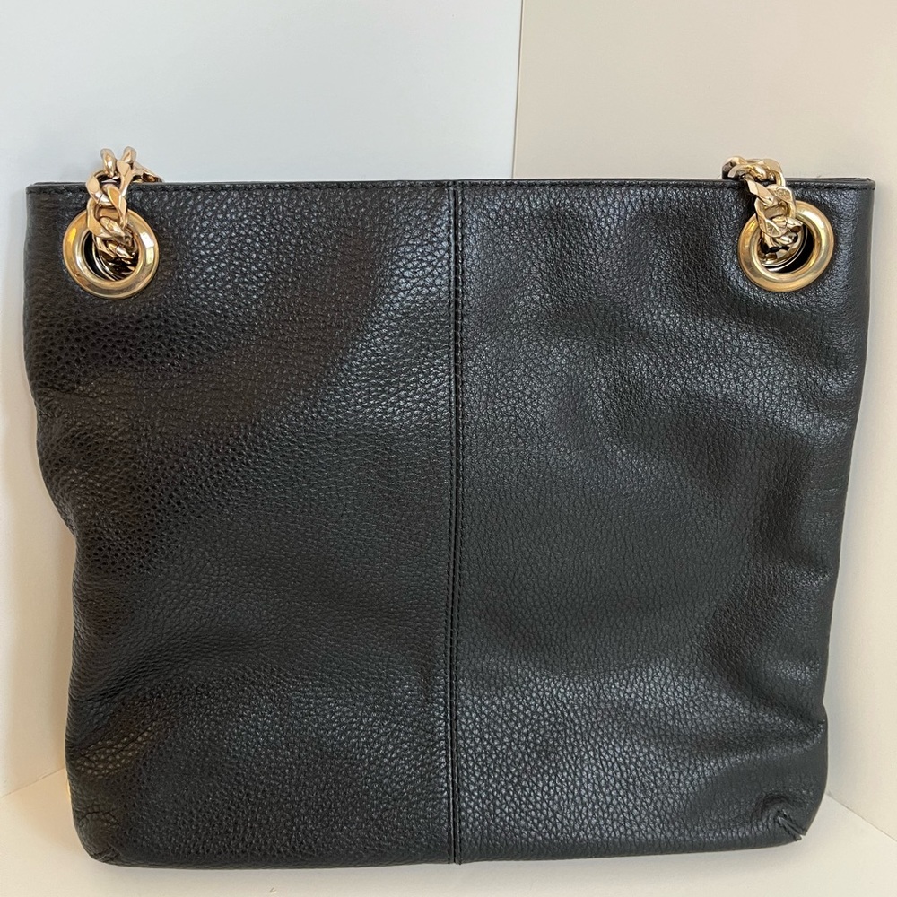 14th & Union Black Faux Leather Crossbody or Shoulder Bag - Picture 2 of 12